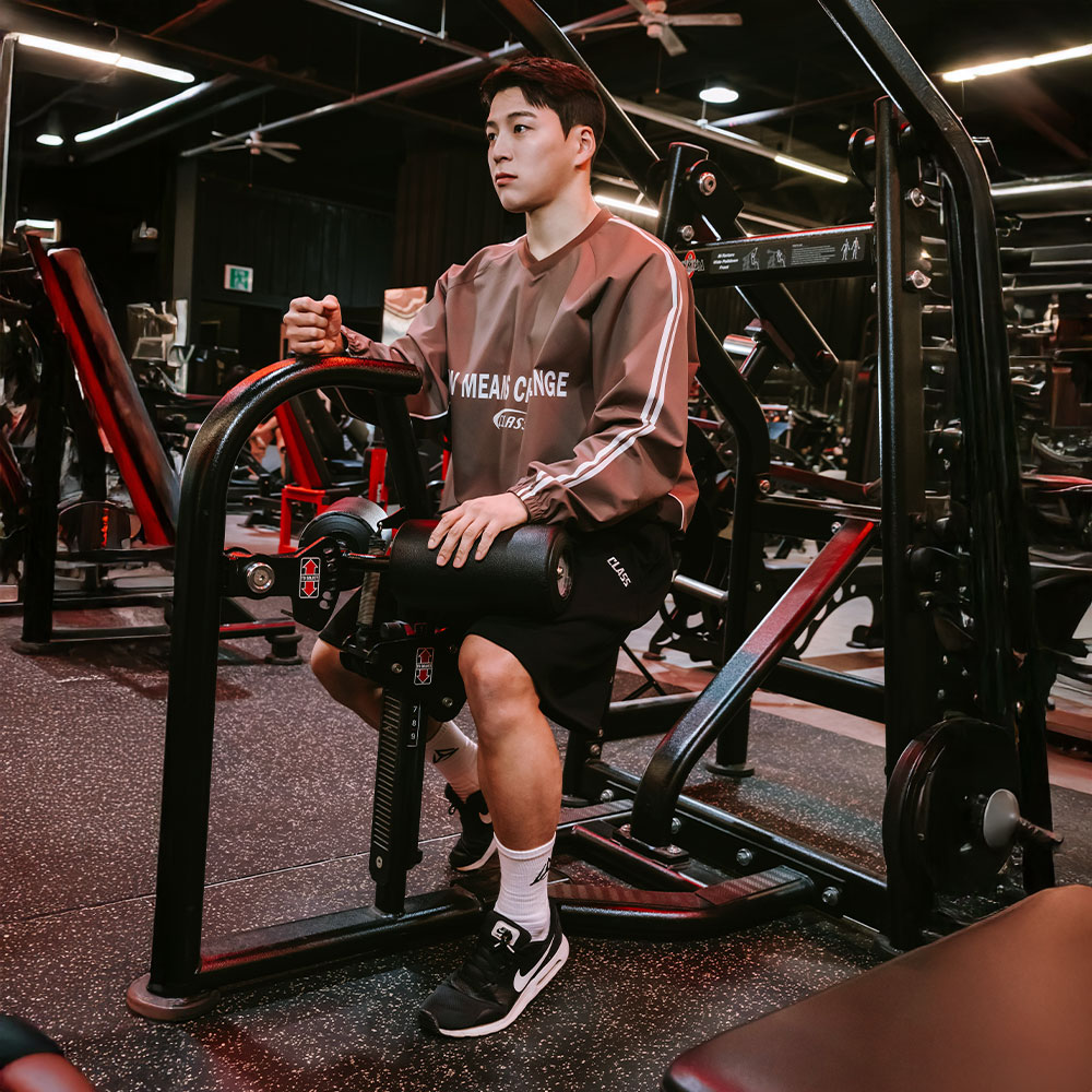 오버핏 버뮤다 트레이닝 팬츠