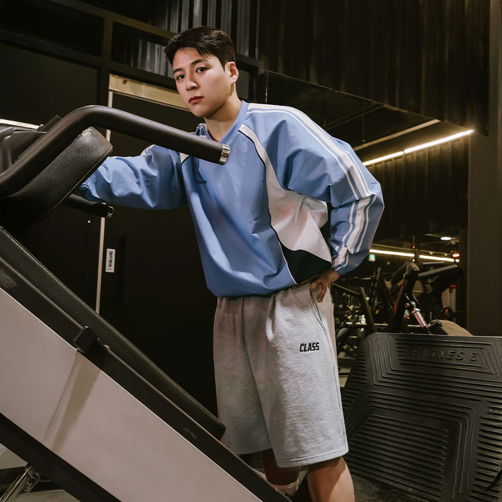 오버핏 버뮤다 트레이닝 팬츠