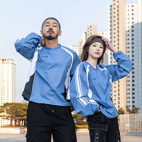 데이피치 피스테 바람막이 아노락 스타일 블록 코어 국내제작