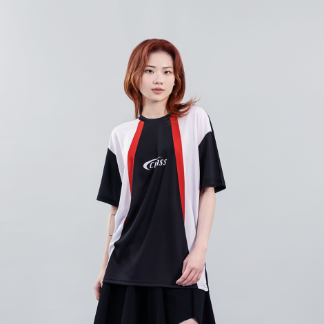 컬러라인 블록코어 티셔츠