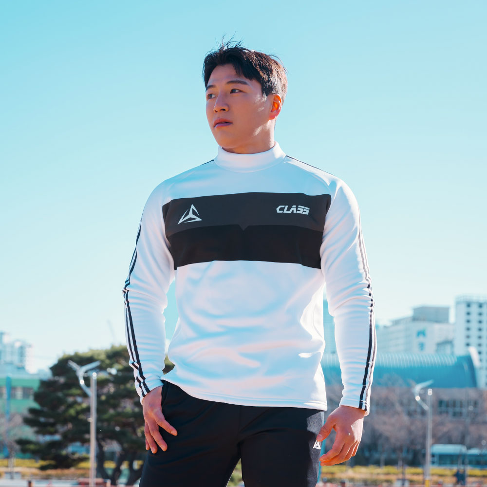 파워스트레치 하프넥 티셔츠