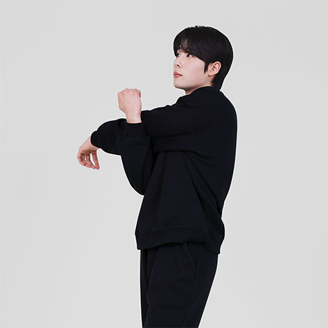 특양면 기모 맨투맨 밴딩 팬츠 트레이닝 세트 겨울셋업