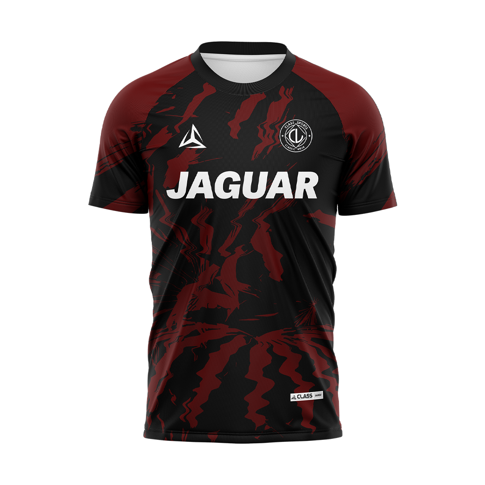 재규어 레드 디자인 유니폼