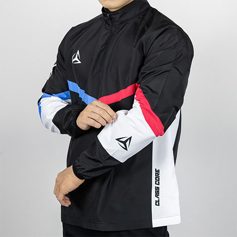 블랙아이 경량 바람막이 하프집업 윈드브레이커