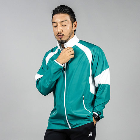 그린티 스포츠 경량 바람막이 남여공용 커스텀 디자인 풀집업 윈드브레이커