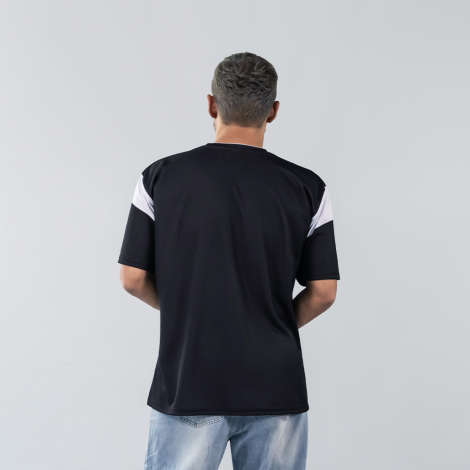 더블라인 블록코어 티셔츠