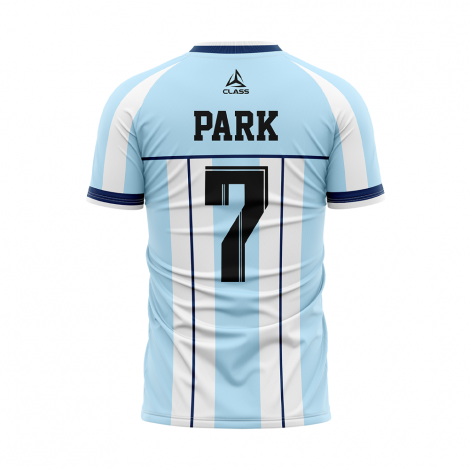 러스터 블루 디자인 유니폼