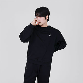 특양면 기모 맨투맨 밴딩 팬츠 트레이닝 세트 겨울셋업