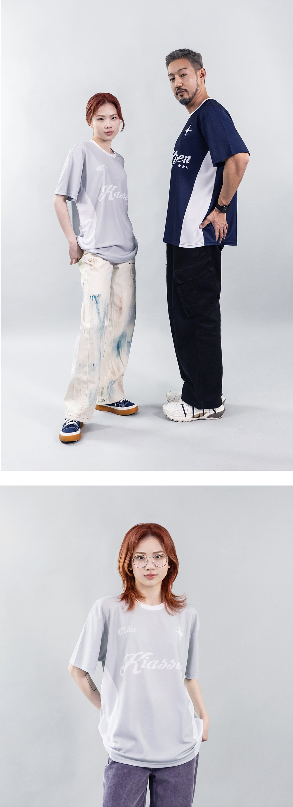 키아센 블록코어 티셔츠