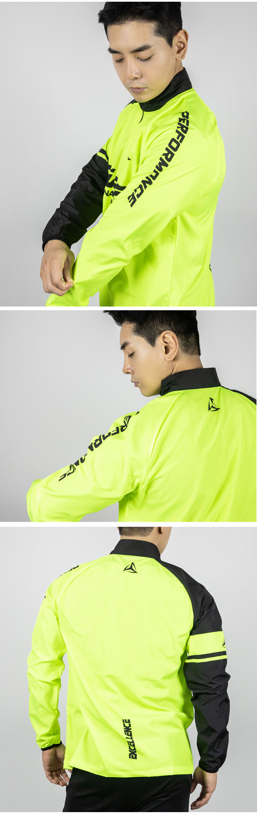 라이트쉐도우 경량 바람막이 하프집업 윈드브레이커